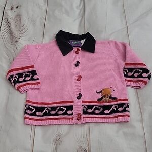 Dr. Seuss Kids How the Grinch Stold Christmas Button Down Cartigan Featuing Max